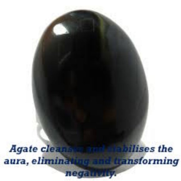 Brown Agate with Light Brown Strikes Polished Ring - Picture 8 of 8